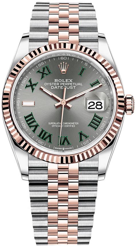 rolex datejust 36 rose gold wimbledon|rolex datejust 36mm wimbledon.